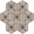 Terra Cardinale Esagona Versione F 25x21,6 Carrelage Intérieur Imitation carreaux de ciment Non Rectifié 