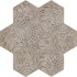 Terra Fiore Esagona Versione F 25x21,6 Carrelage Intérieur Imitation carreaux de ciment Non Rectifié 