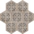 Terra Floreale Esagona Versione F 25x21,6 Carrelage Intérieur Imitation carreaux de ciment Non Rectifié 