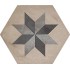 Terra Stella Esagona Versione F 25x21,6 Carrelage Intérieur Imitation carreaux de ciment Non Rectifié 