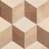 Terra Cubo Versione C 20x20  Carrelage Intérieur Imitation carreaux de ciment Non Rectifié 