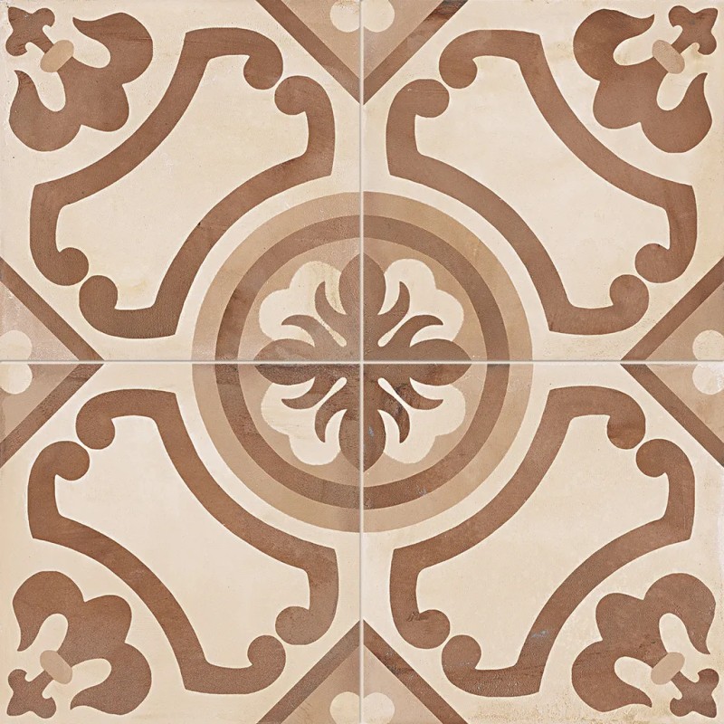 Terra Giglio Versione C 20x20  Carrelage Intérieur Imitation carreaux de ciment Non Rectifié 