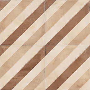 Terra Linea Versione C 20x20  Carrelage Intérieur Imitation carreaux de ciment Non Rectifié 