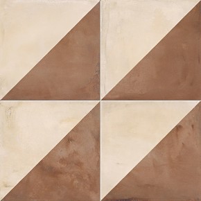 Terra Triangolo Versione C 20x20  Carrelage Intérieur Imitation carreaux de ciment Non Rectifié 