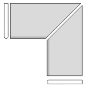 ROUND ANG.DX CEPPO DI GRE GREY 40X80