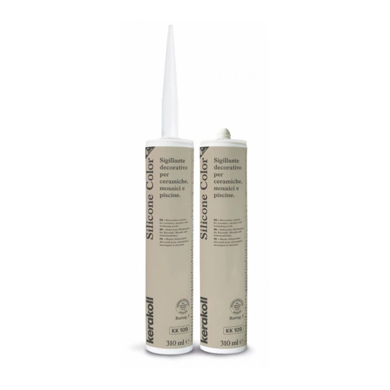 Silicone Color beige, marron KK109, 310ml, Kerakoll