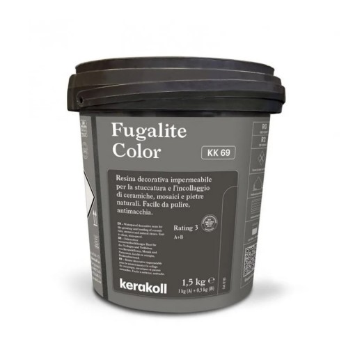 Joint Epoxy gris foncé, marron, Fugalite color KK69, 1.5kg, Kerakoll