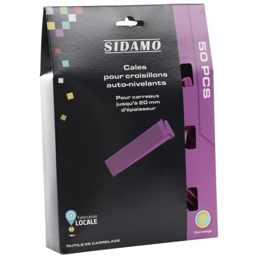 Sidamo Étui de 50 cales auto-nivelantes